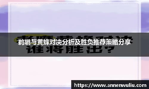 鹈鹕与黄蜂对决分析及胜负推荐策略分享